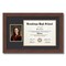 ArtToFrames 11x14 inch Diploma Frame with 6" x 8" Inch Image Opening - Framed with Black and Gold Mats, Comes with Regular Acrylic and Sawtooth Hanger for Wall Hanging (DT-11x14)